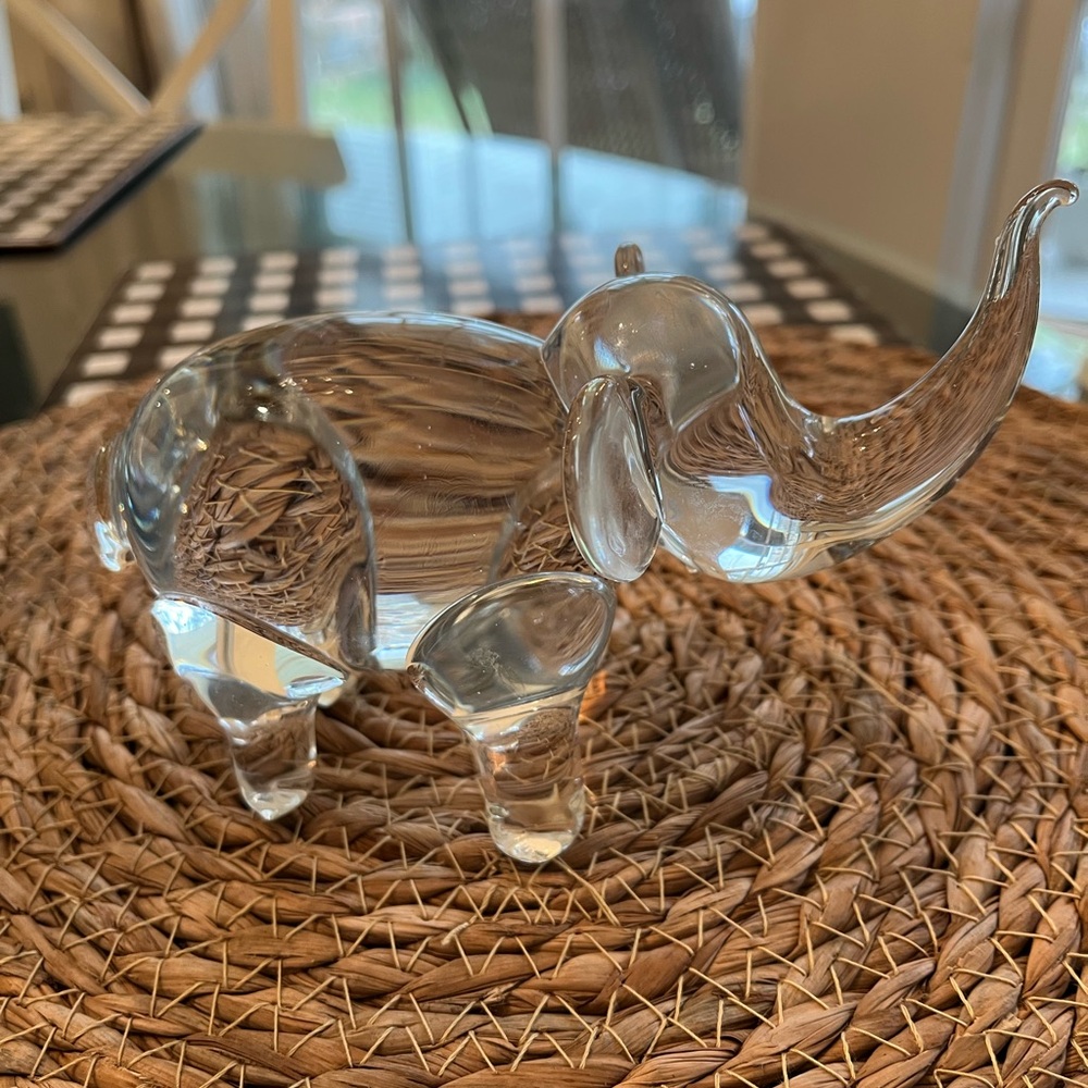 Cool glass elephant